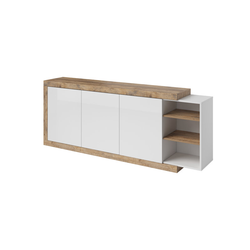 Ebern Designs Fumio 220Cm Wide Sideboard | Wayfair.co.uk